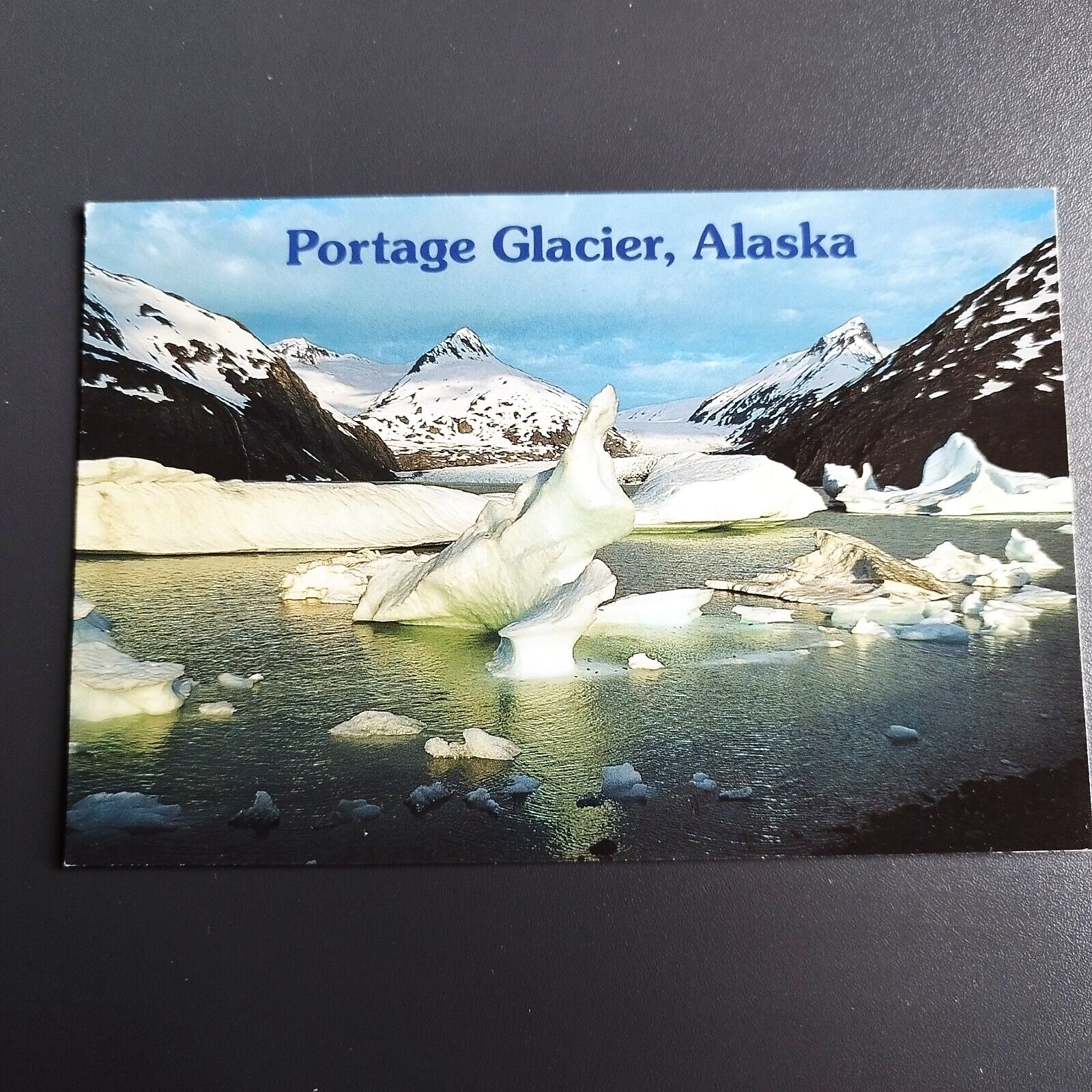 Postcard Alaska Portage Glacier - Unposted