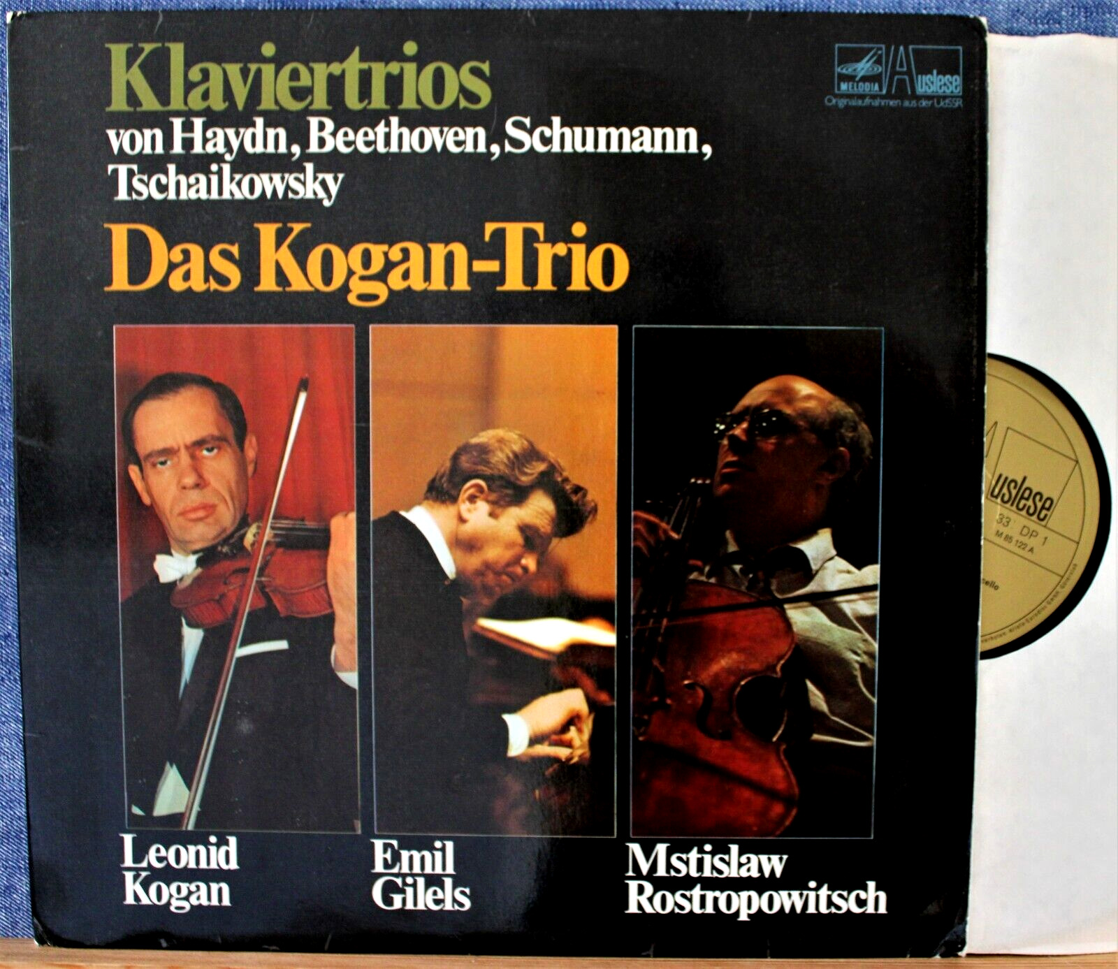 Kogan Gilels Rostropovich Piano trios Auslese 85 176 (2) NM