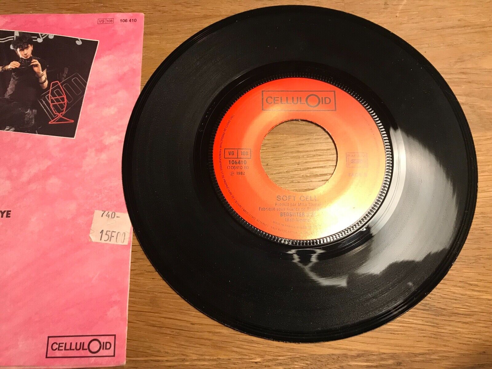 SOFT CELL "SAY HELLO WAVE GOODBYE / BEDSITTER" 1982  SACEM MADE IN FRANCE RARE**