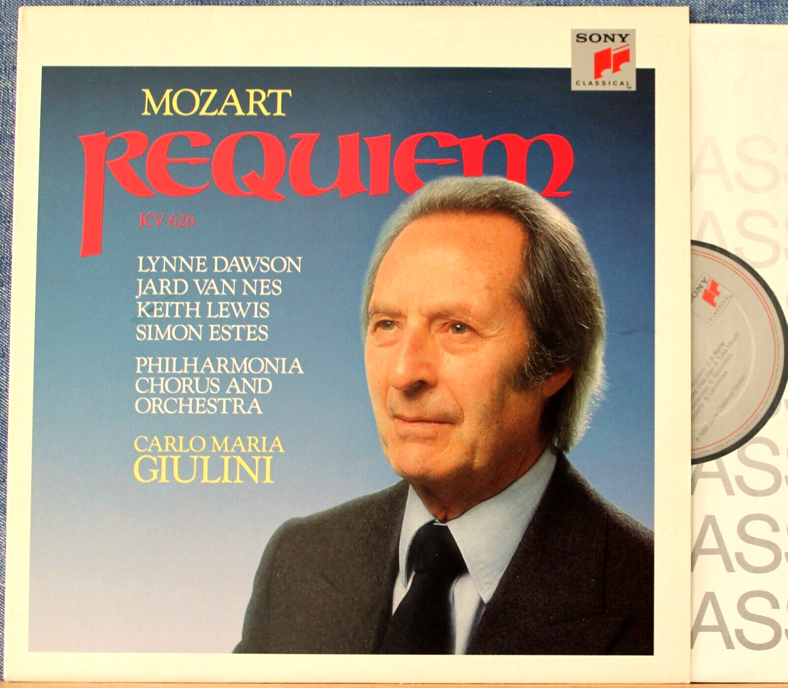 Giulini Mozart (Requiem) Sony S 45 577 dig NM