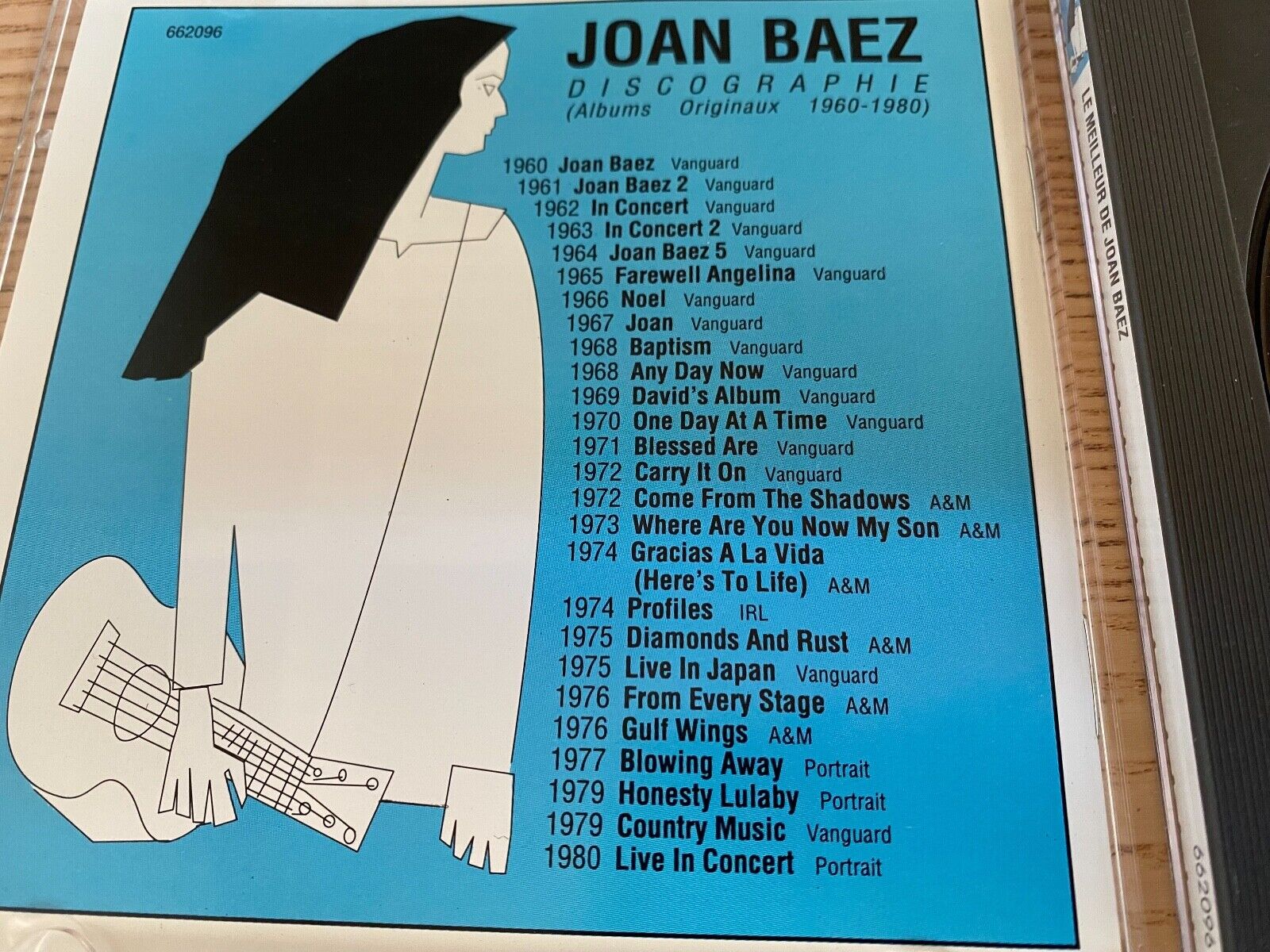 JOAN BAEZ "LE MEILLEUR DE JOAN BAEZ" 1992 FNAC MUSIC 18 TRACKS CD ALBUM FRANCE**