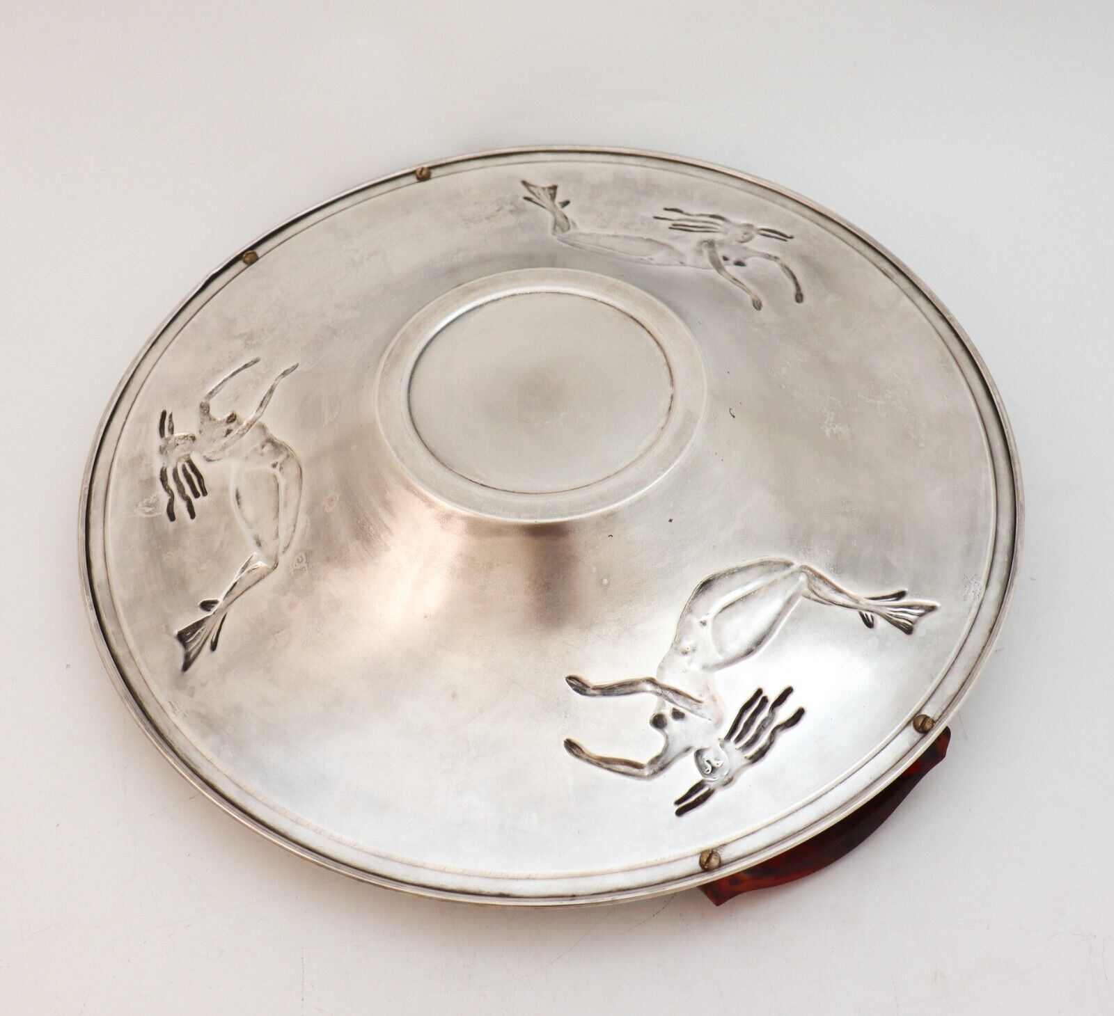 Silver Plated Bowl - Art Deco / Swedish Modern 1930-1940s - Mermaids