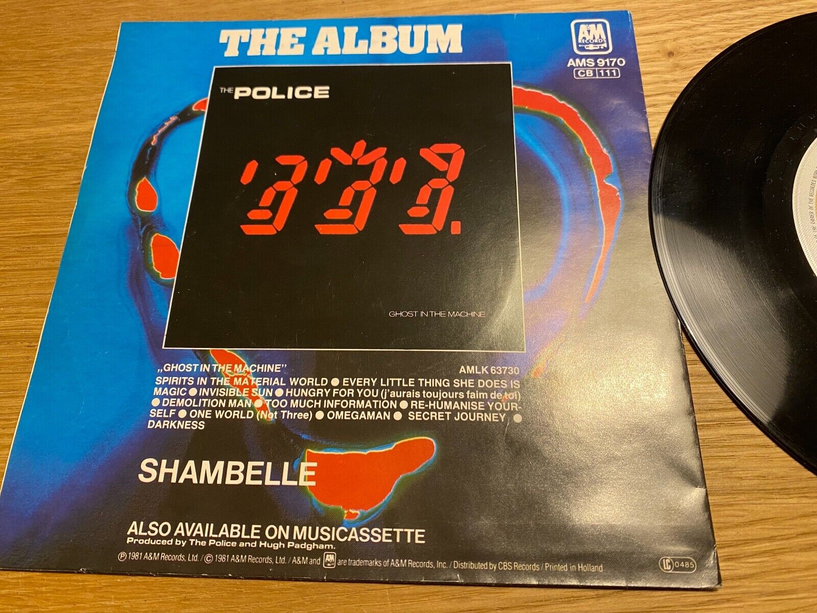 THE POLICE "EVERY LITTLE THING SHE DOES IS MAGIC/SHAMBELLE" 1981 7" VINYL SINGLE