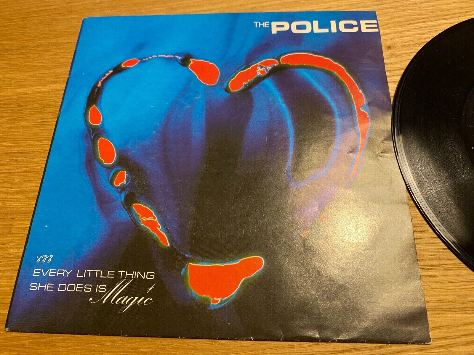 THE POLICE "EVERY LITTLE THING SHE DOES IS MAGIC/SHAMBELLE" 1981 7" VINYL SINGLE