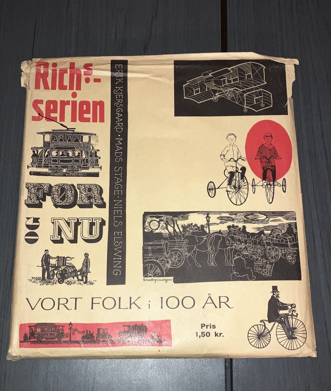 1964 Complete Danish History Album w/ Cover “Before  Now” With Rich’s