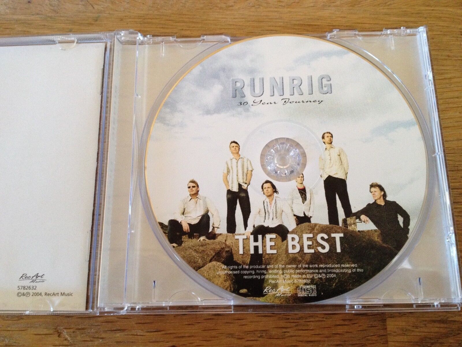 RUNRIG "THE BEST" 2004 CD 15 TRACKS RECART RECORDS DENMARK CD PICTURE DISC RARE