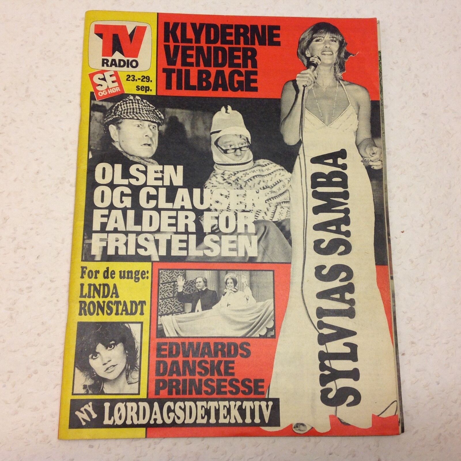 Annette Knudsen Queen Silvia Sweden Victoria Danish Magazine 1977 "Se og Hoer"