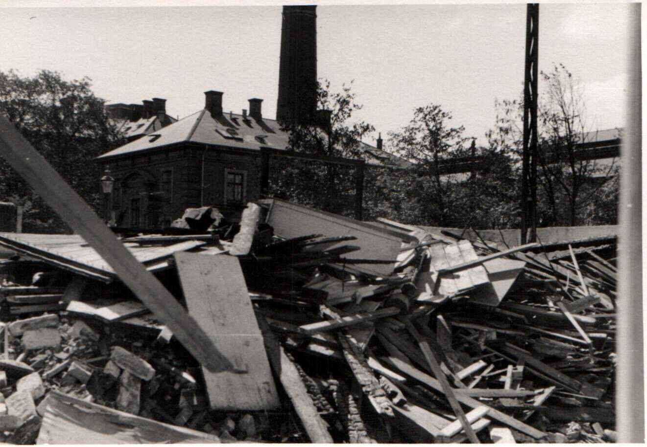 WWII Photo Sabotage Scenes Copenhagen Denmark Small Size 11x7cm World War 2