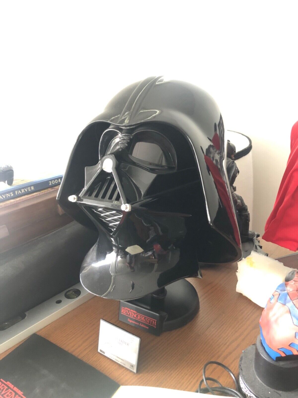 hayden christensen signed darth vader helmet