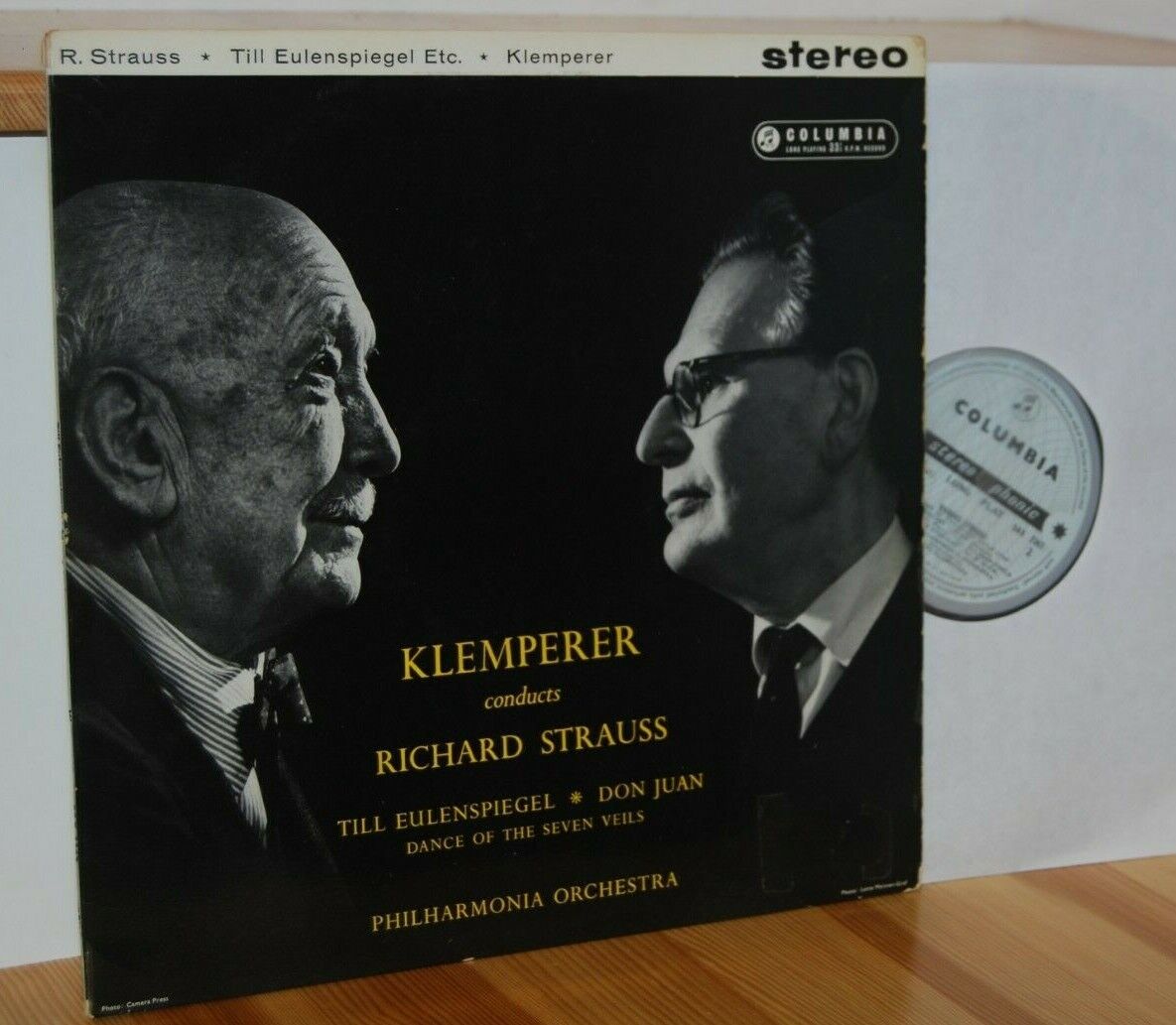 SAX 2367 RICHARD STRAUSS Otto Klemperer EULENSPIEGEL * DON JUAN Columbia STEREO