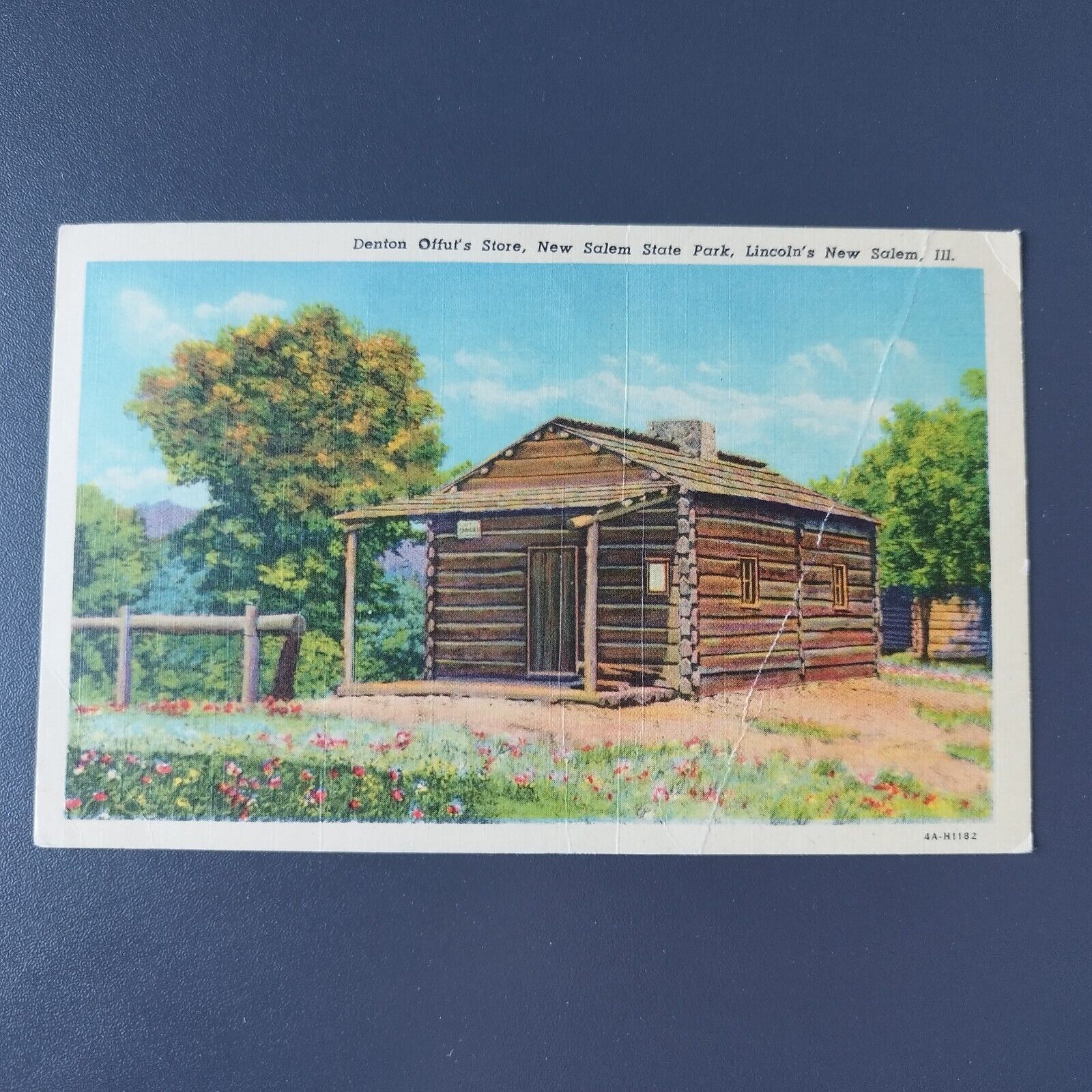 Illinois Denton Offut's StoreNew Salem State ParkLincoln's New Salem 1956