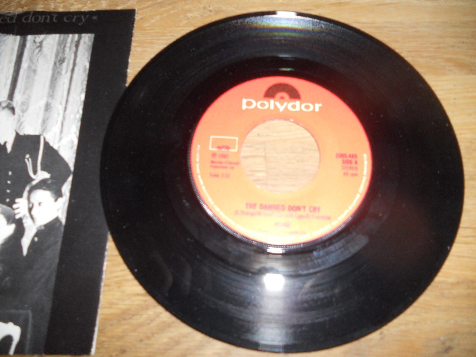 VISAGE "THE DAMED DON´T CRY / MOTIVATION" NCB 7 " SINGLE 1982 POLYDOR RECORDS***