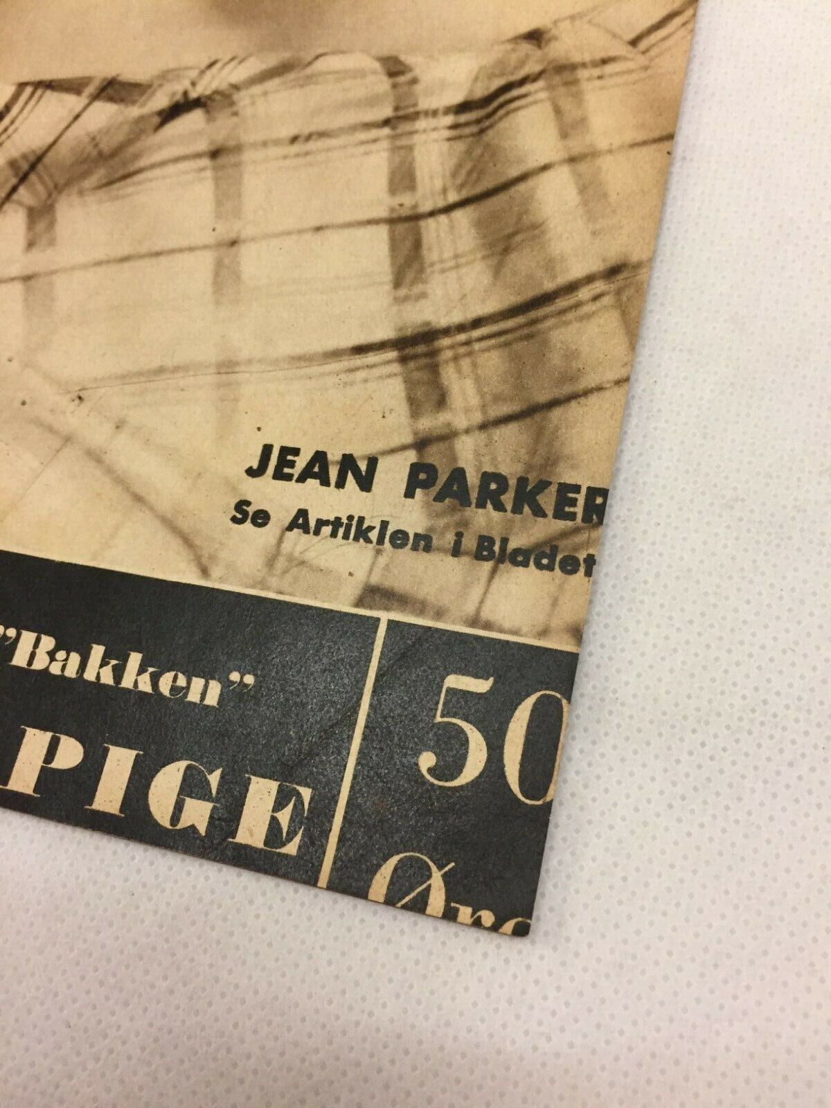 Jean Parker Complete Antique Vintage Danish Magazine 1935 Filmjournalen