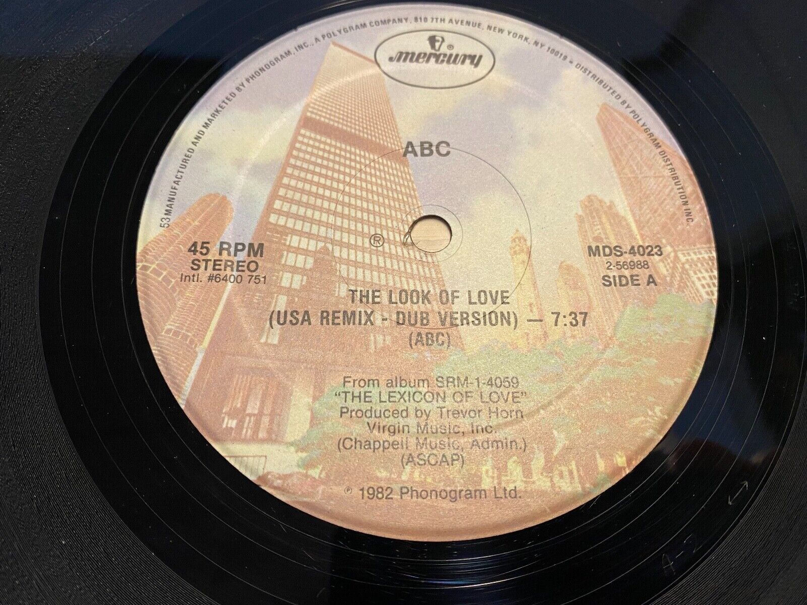 ABC "THE LOOK OF LOVE" USA REMIX -DUB VERSION 1982 12" USA MAXI SINGLE MERCURY