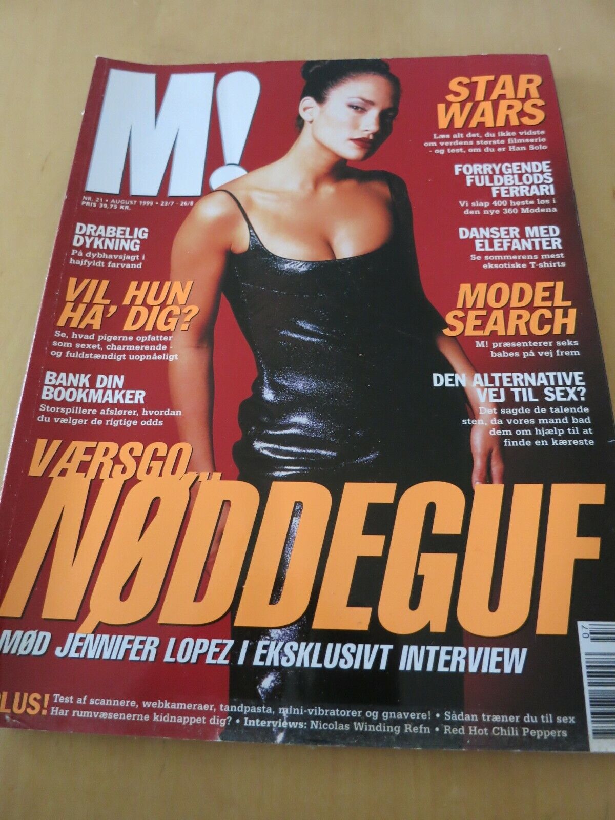 Danish M! Magazine 1999 JENNIFER LOPEZ Heather Graham RED HOT CHILI PEPPERS AB8