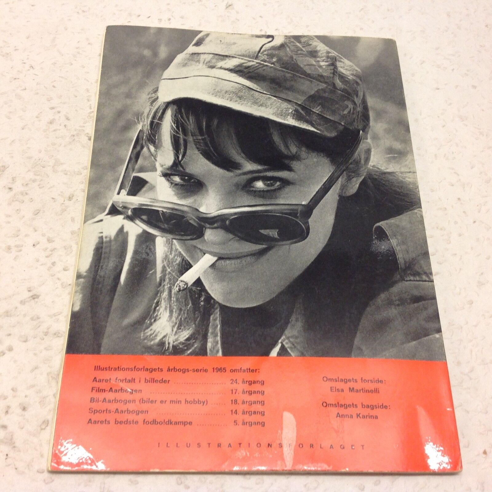 Elsa Martinelli Anna Karina Vintage Danish Magazine Booklet Filmaarbogen 1965