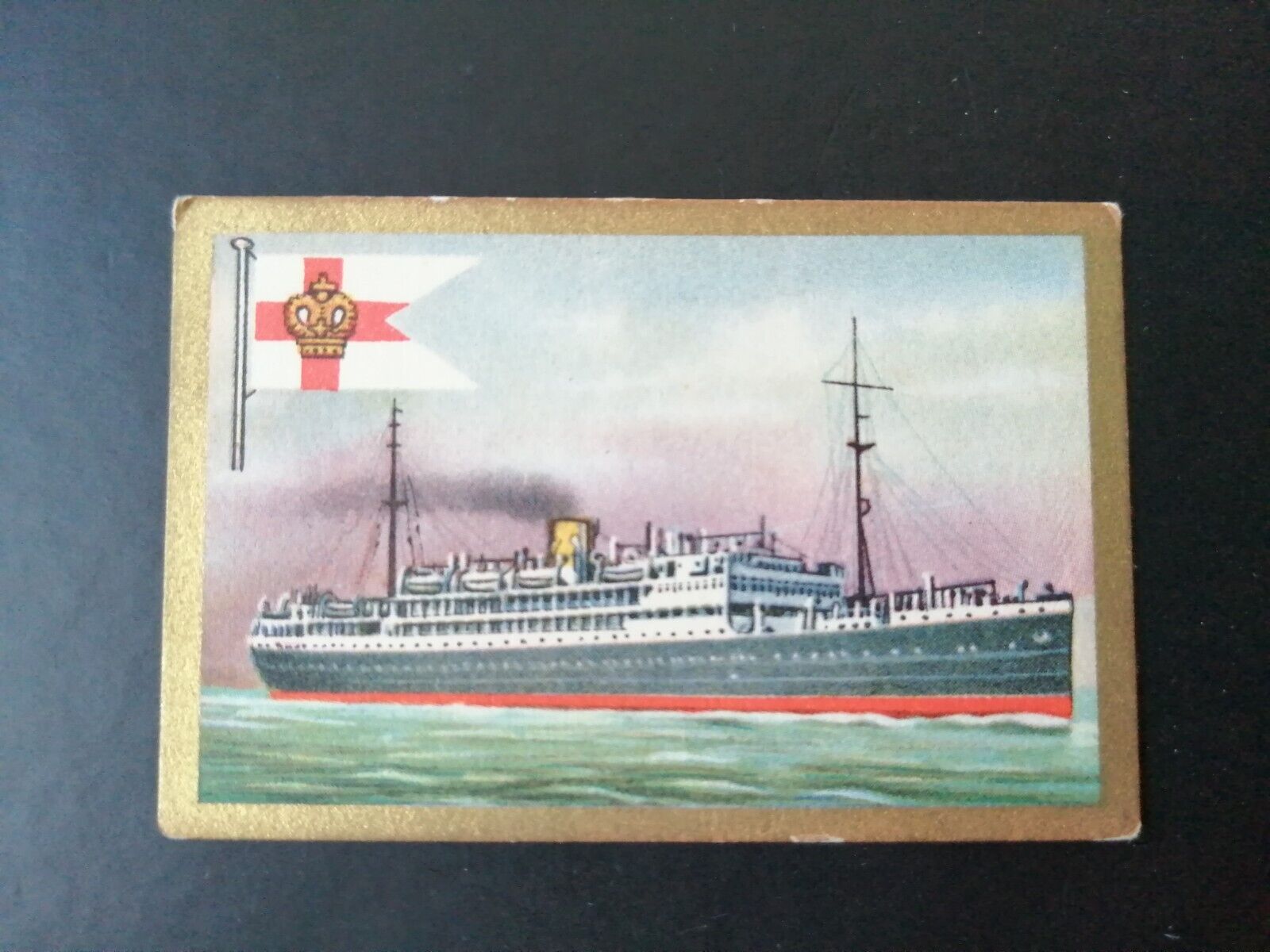 German SABA tobacco ship trading card 1931-33No 60 " Accra" Liverpool