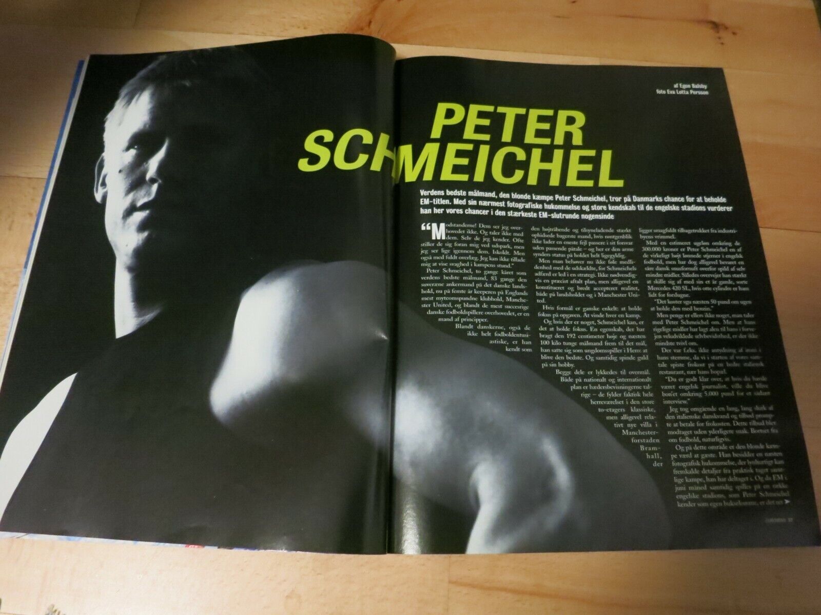 Danish Magazine PETER SCHMEICHEL Soccer PAMELA ANDERSON LEE Euroman June 1996 #8