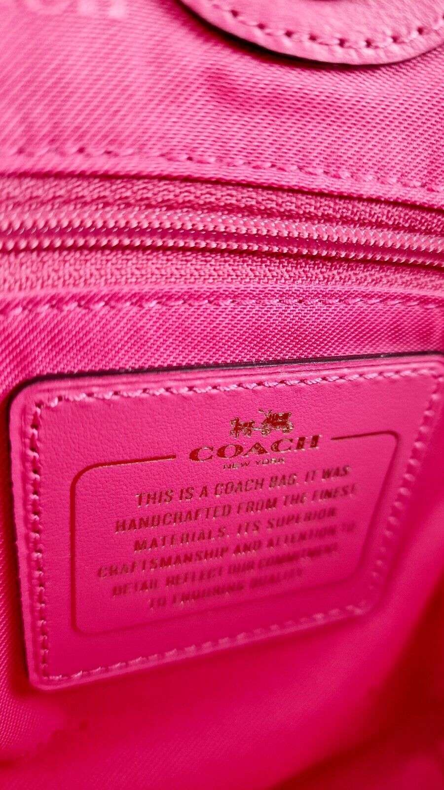 Coach Swagger Frame Bag Pink Croc Embossed Leather 37998 Handbag