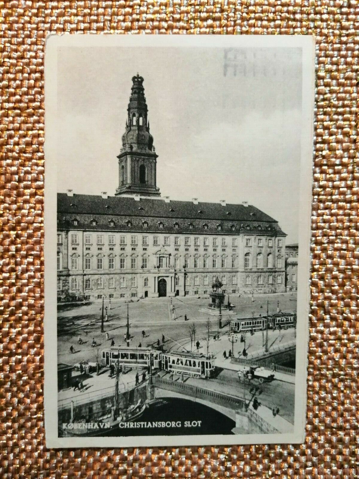 Vintage postcardDenmarkCopenhagenChristiansborg CastlePosted in 1935