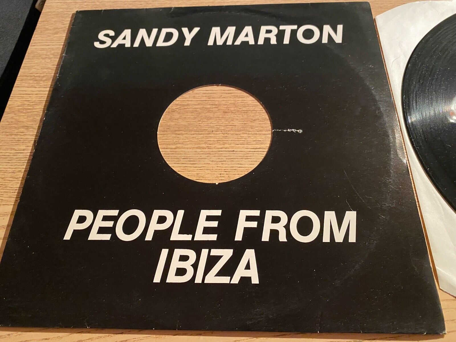 SANDY MARTON "PEOPLE FROM IBIZA" 1984 12WAX MAXI SINGLE 45 RPM NCB K-TEL FINLAND