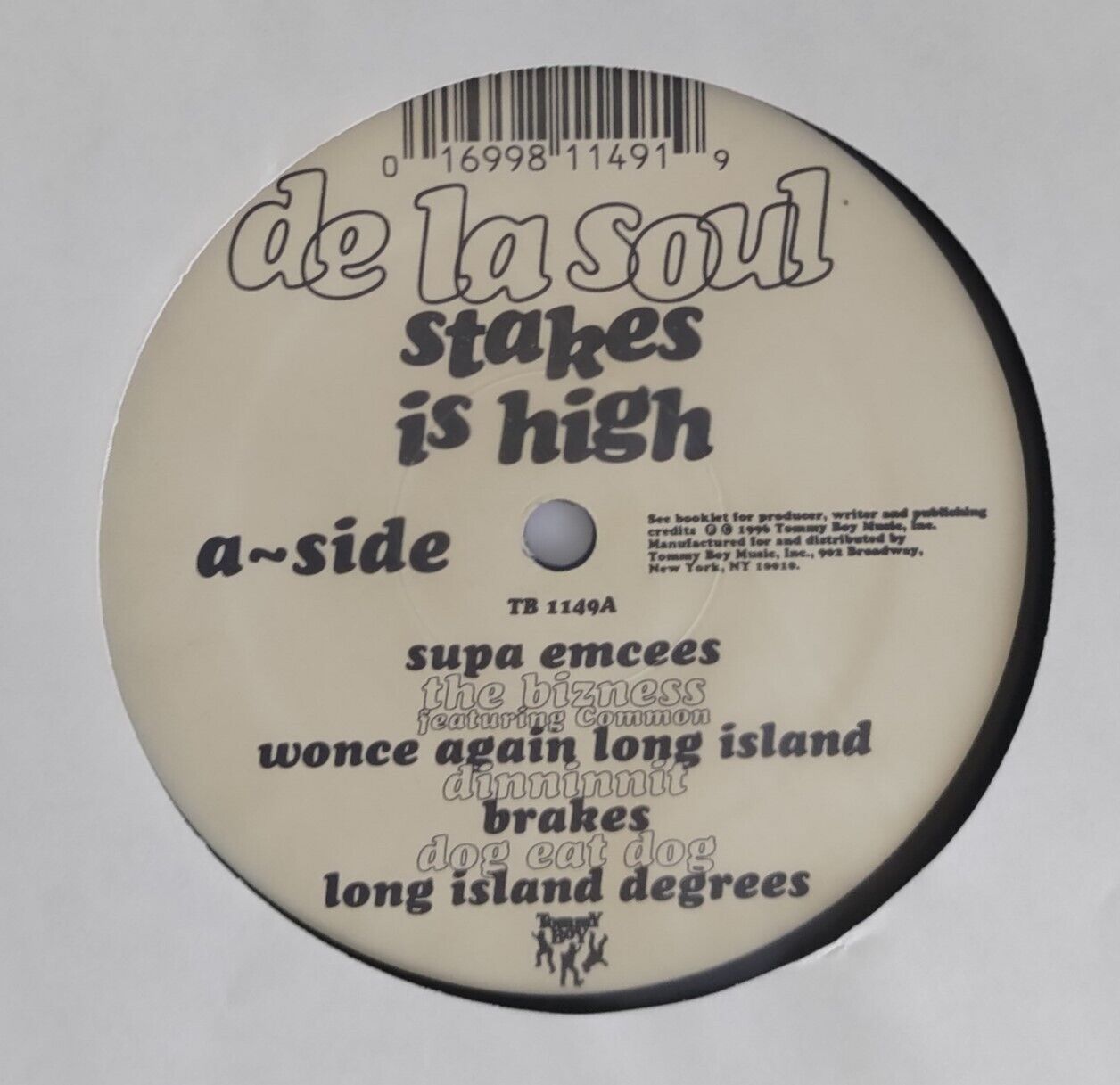 De La Soul ‎– Stakes Is High LP US ORIGINAL