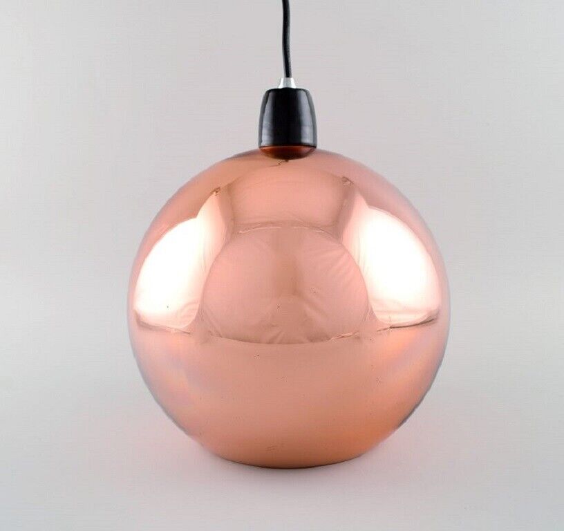 Tom Dixon (b 1958) British designer Round copper coloured ceiling pendant