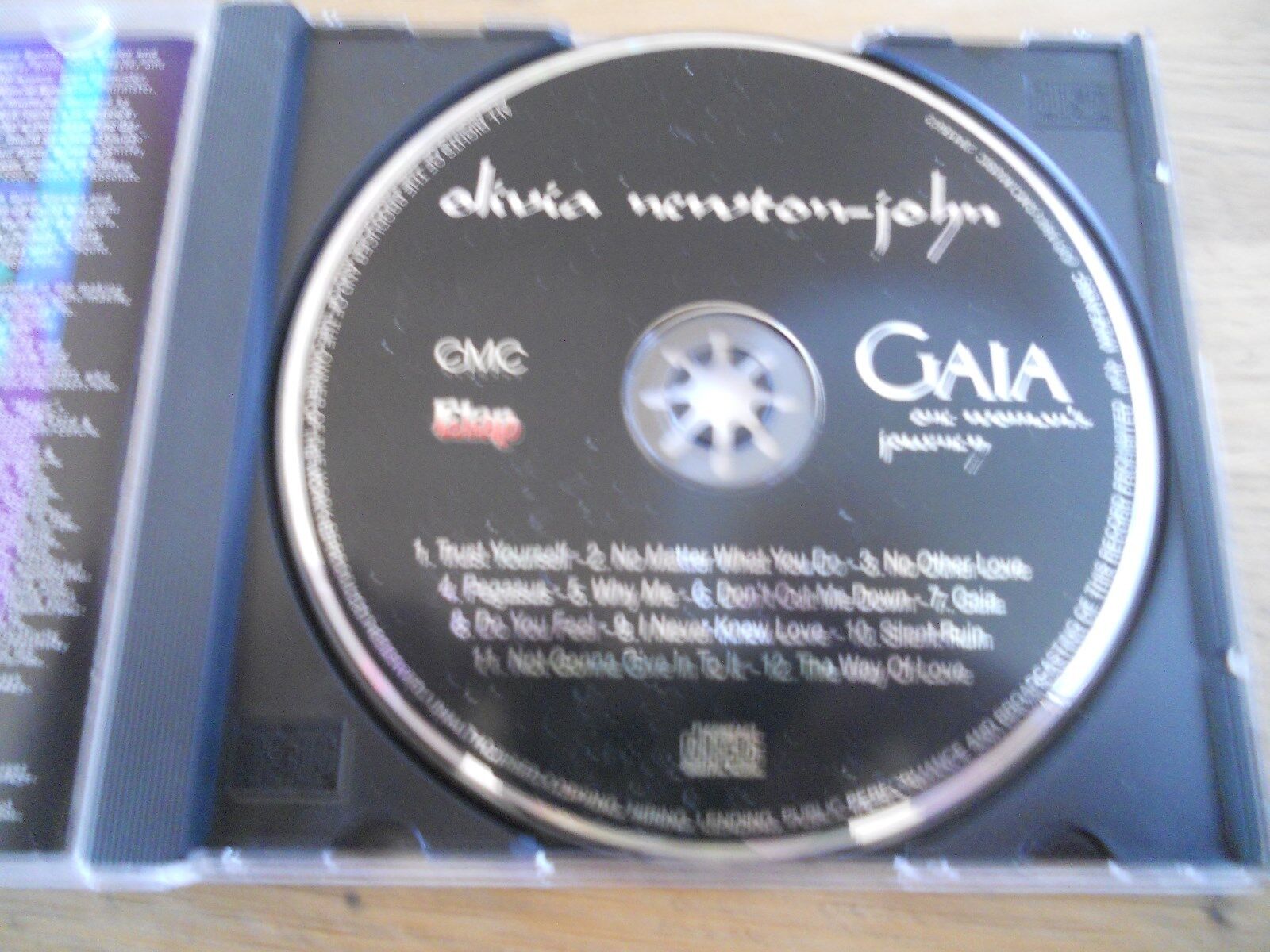 OLIVIA NEWTON-JOHN GAIA ONE WOMANS JOURNEY DANISH NCB 12 TRACKS CD ALBUM CMC DK*