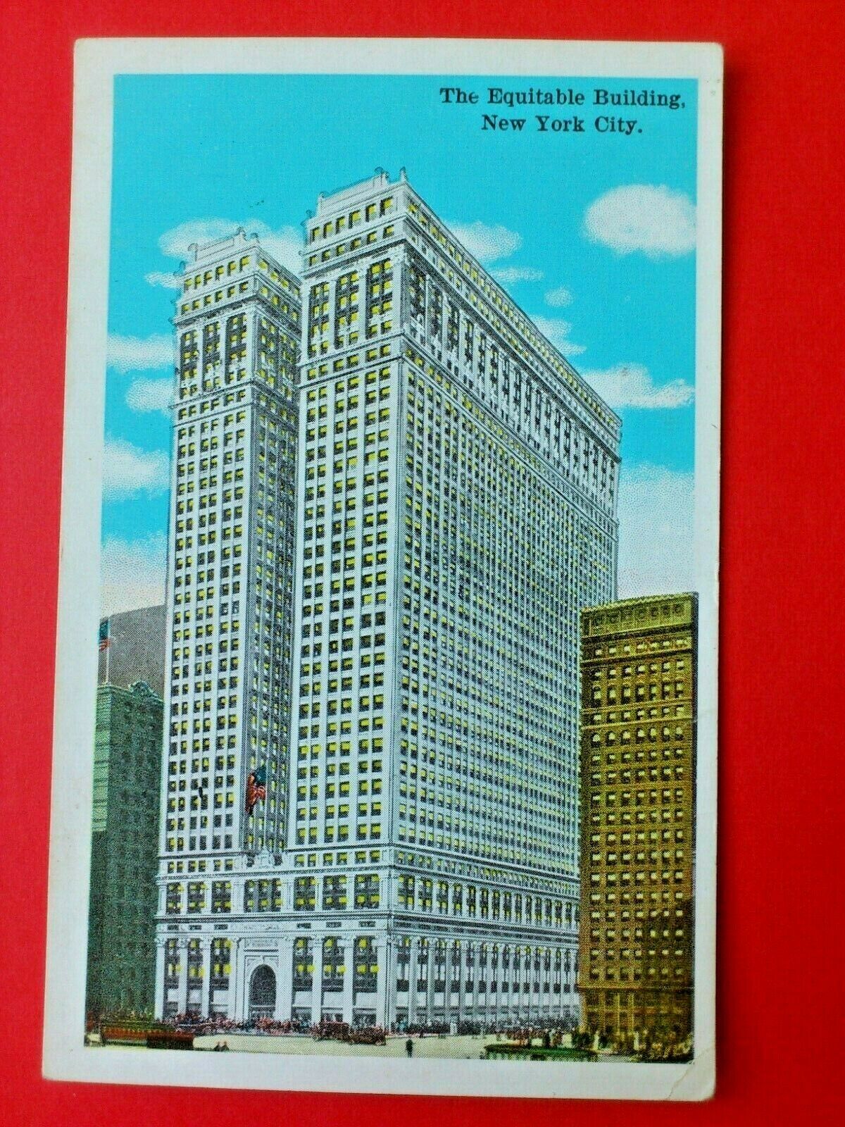 USA Vintage PostcardThe Equitable BuildingNew York City c 1920