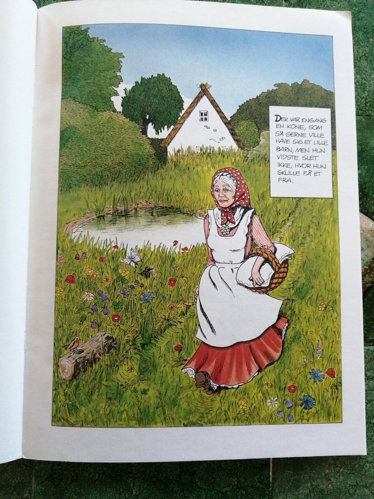 Danish comic book"TOMMELISE" Hans Christian Andersen1st edition1983RARE