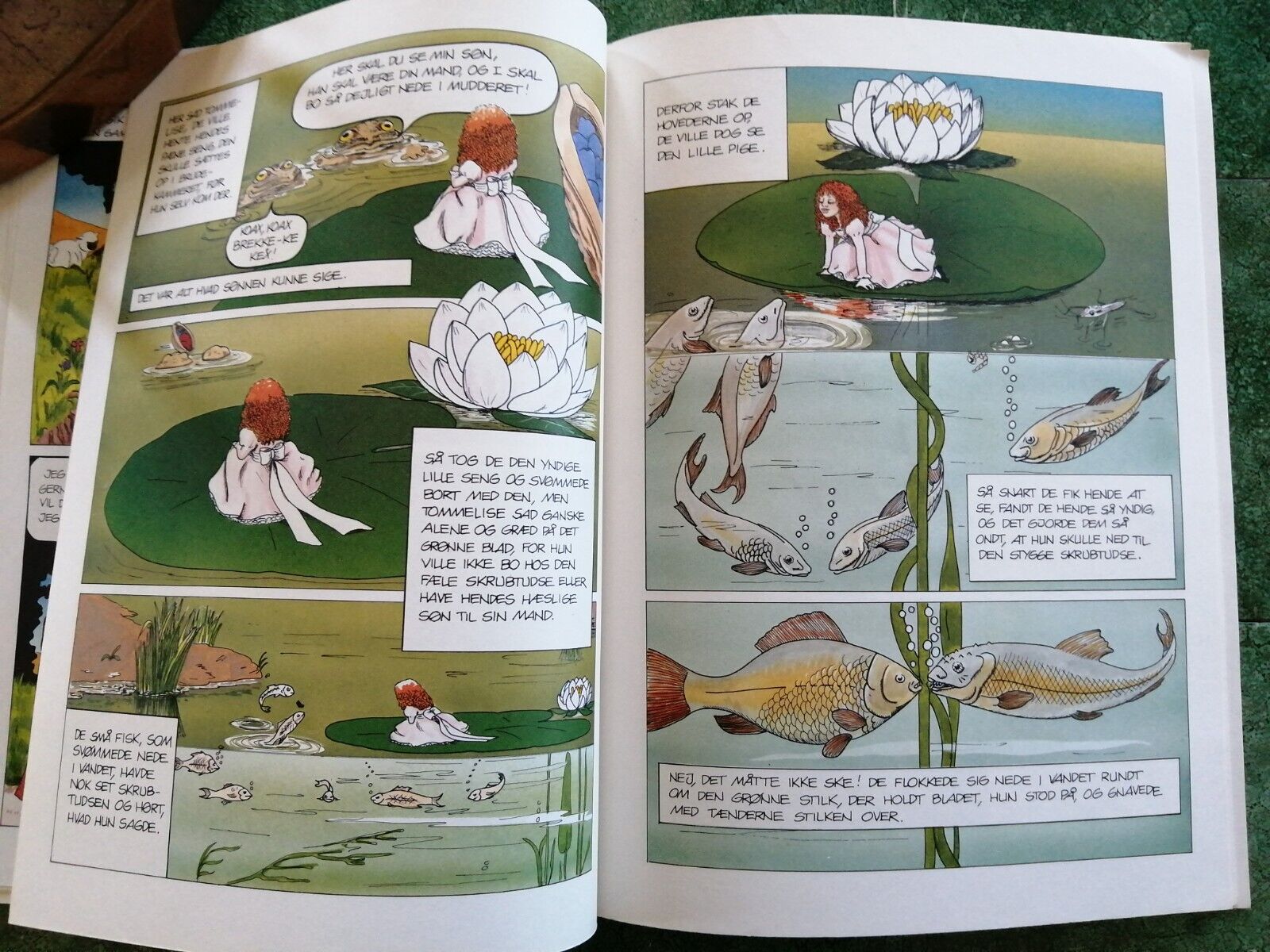 Danish comic book"TOMMELISE" Hans Christian Andersen1st edition1983RARE