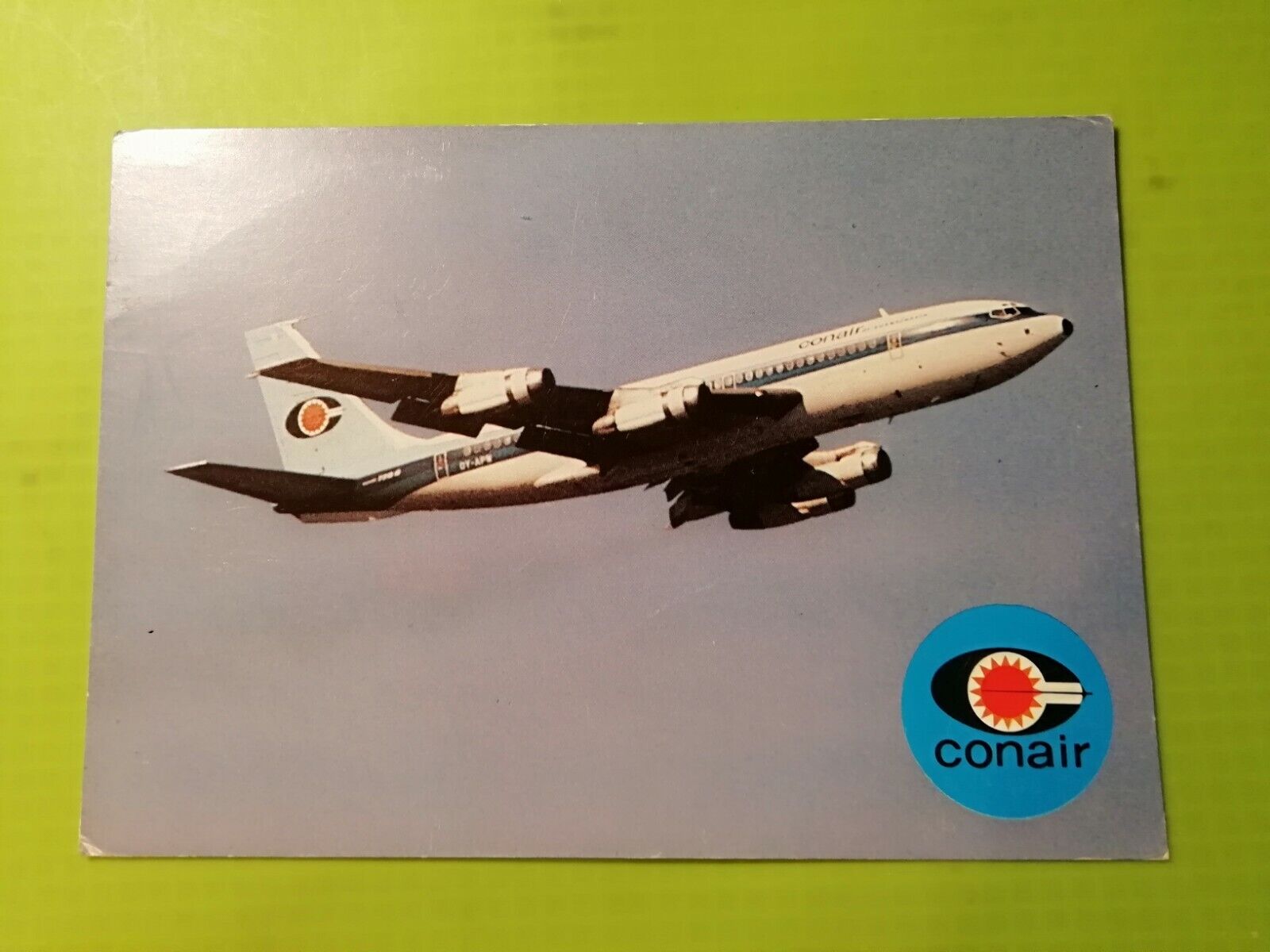 Aviation postcardConair of Scandinavia Boeing 720BPosted