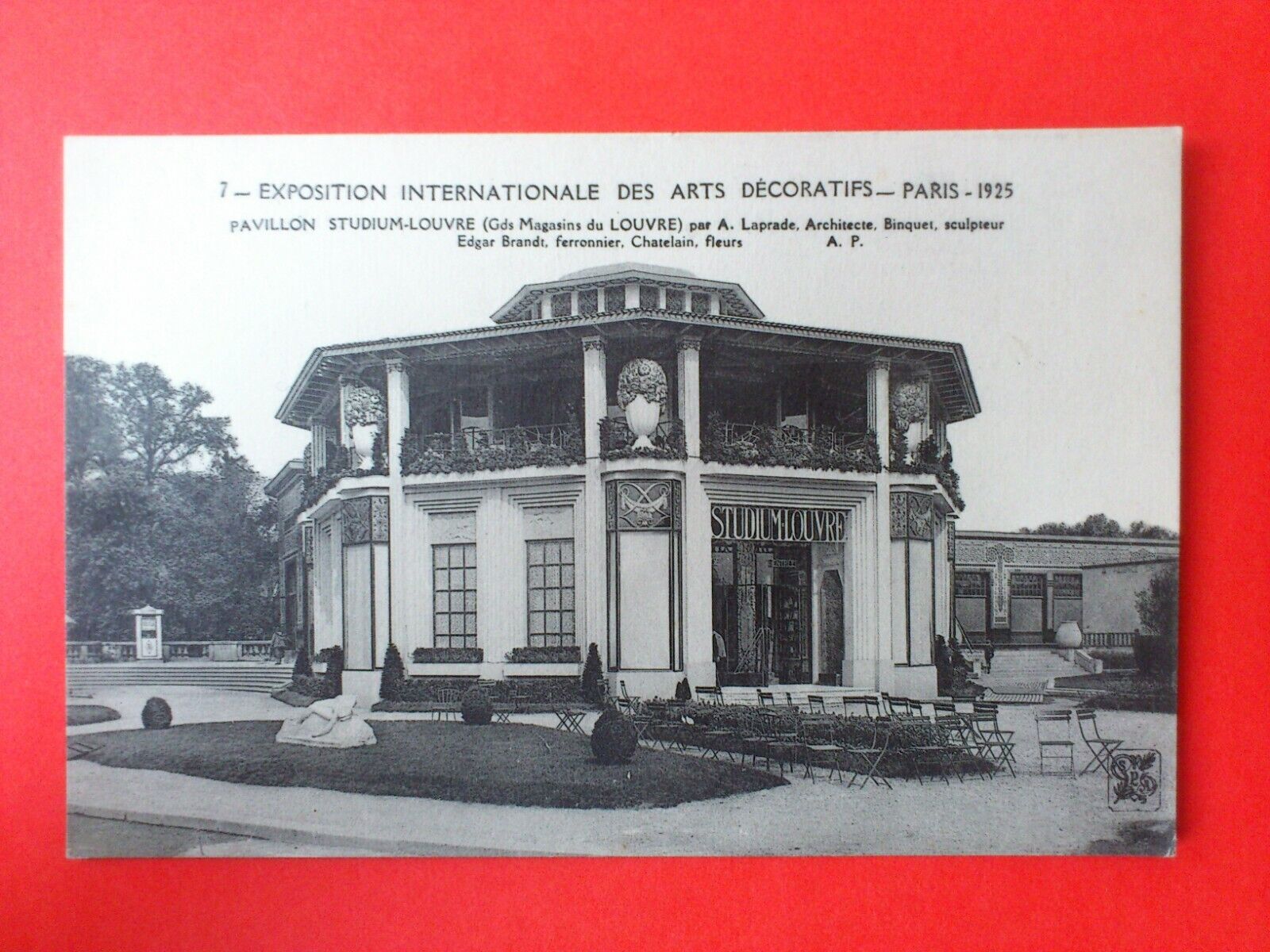 Antique Postcard FranceParisExposition IntDes Arts Decoratifs1925Pavillon