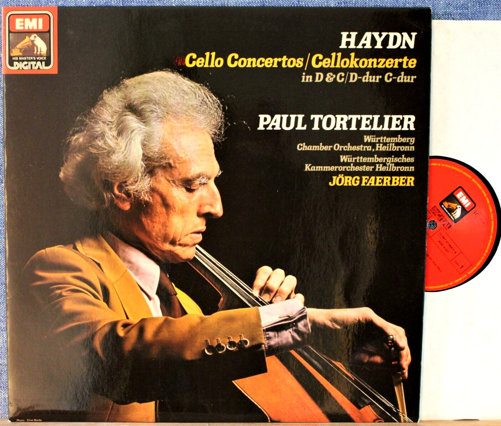 Tortelier; Faerber Haydn (Cello concertos) EMI 067-07 594 dig NM