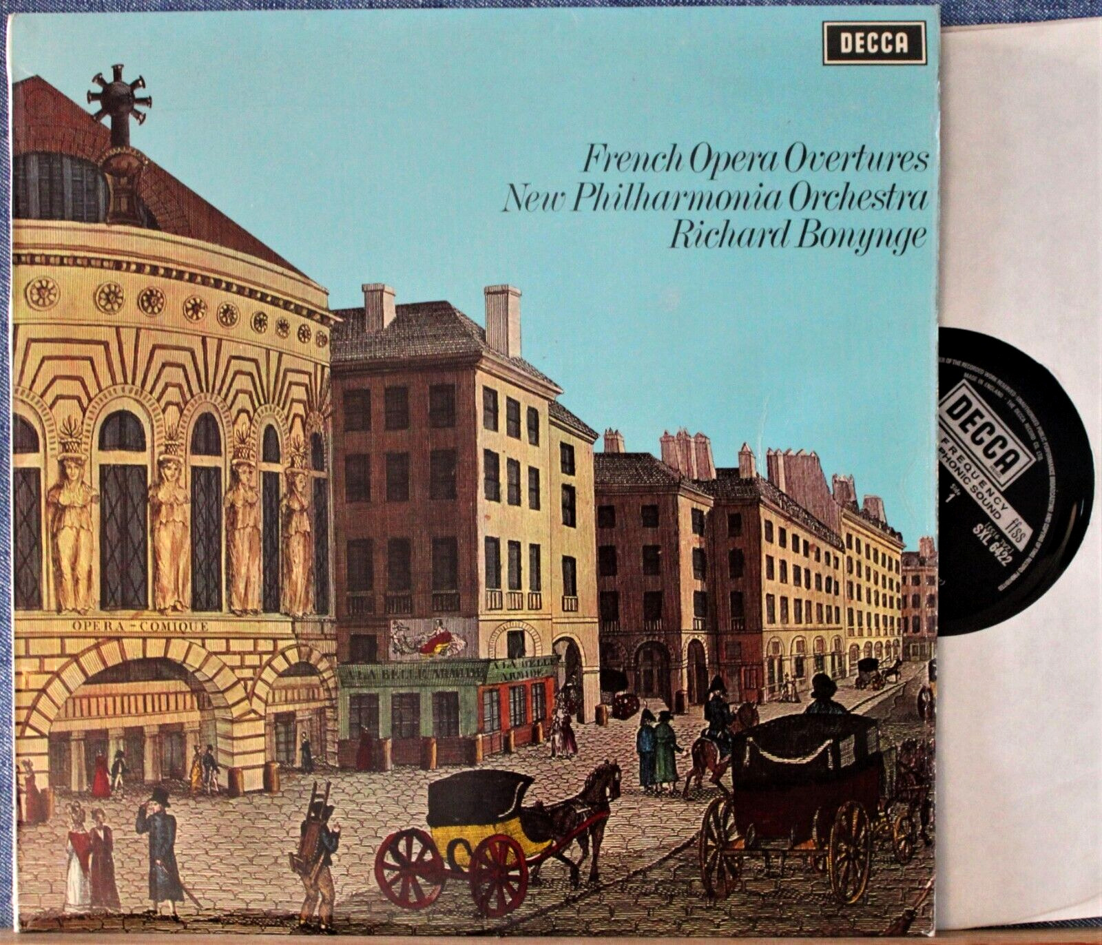 Bonynge French Opera Overtures (several unusual titles) Decca SXL 6422 NM