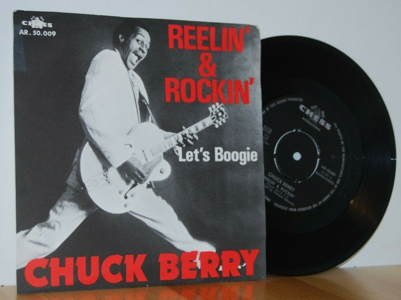 CHUCK BERRY Reelin'  Rockin' / Let's Boogie Chess 7'' Picture Sleeve NCB