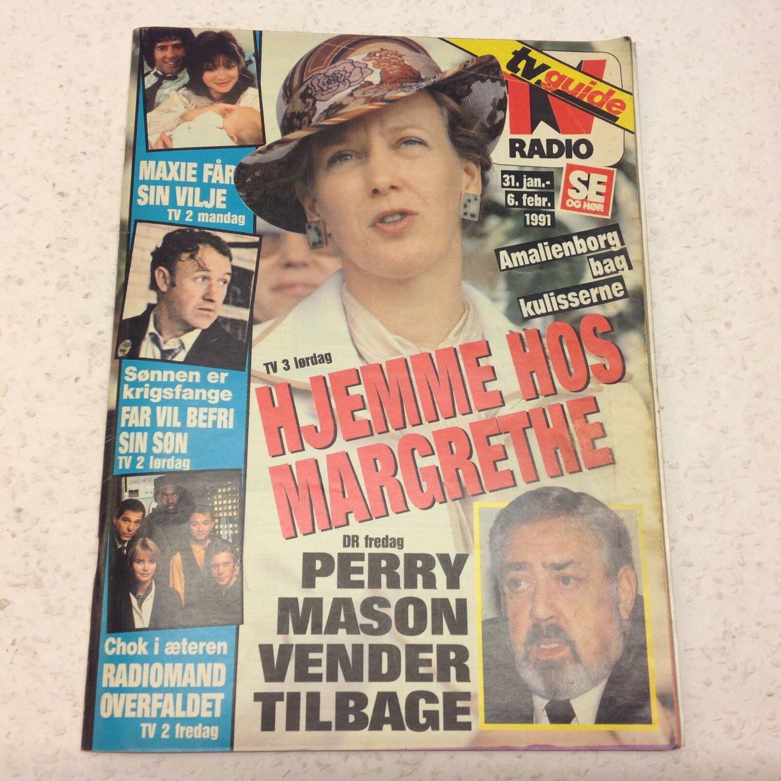 Princess Caroline Louise Marguerite Grimaldi Danish Magazine 1991 "Se og Hoer"