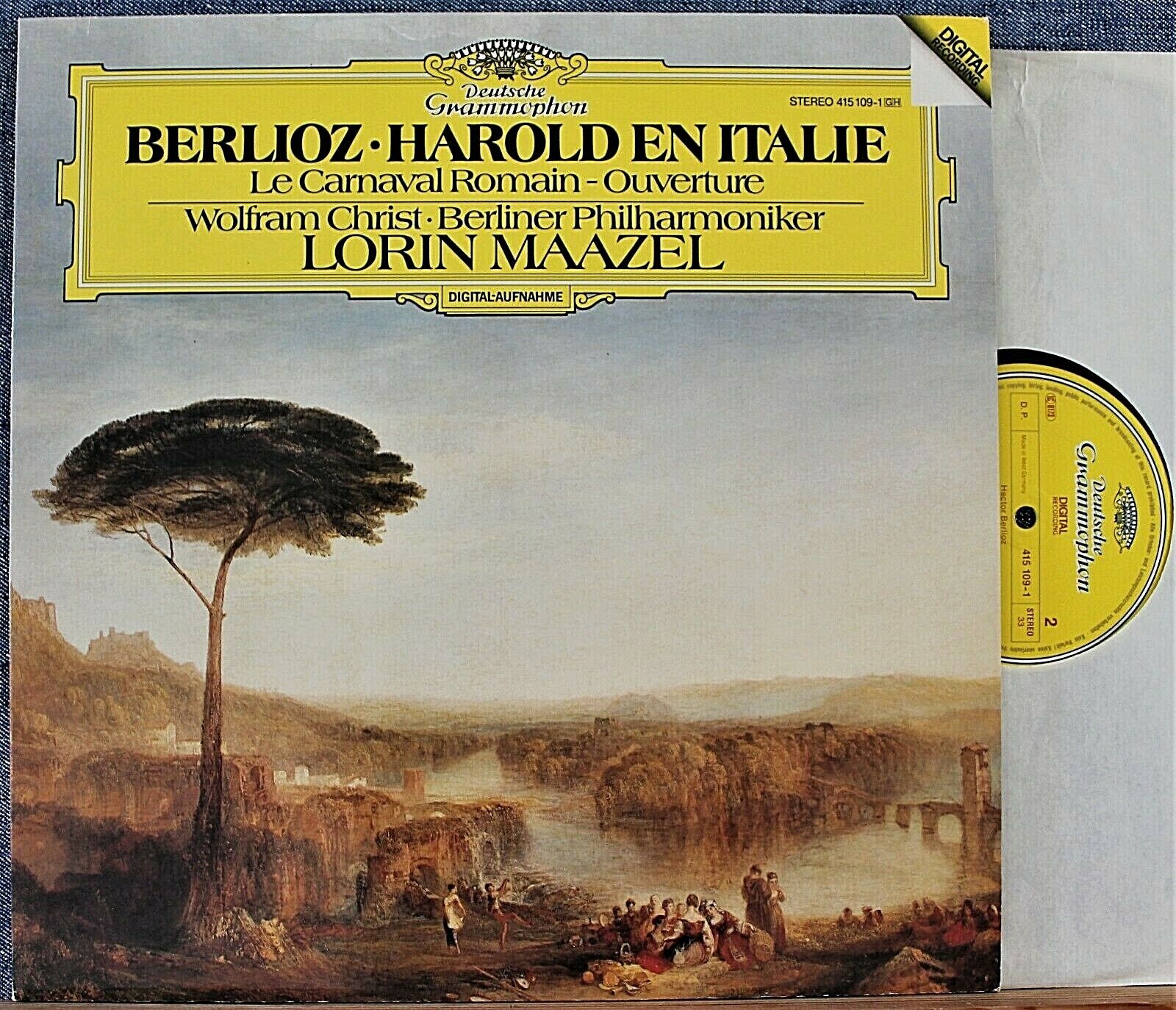 Maazel (w Christ) Berlioz (Harold in Italy; Carnaval Romain) DGG 415 109 dig