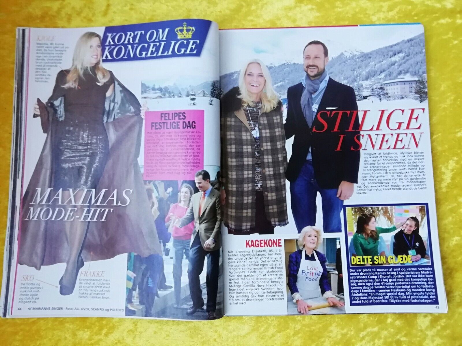 Danish magazine"Billed Bladet" no 62012Royals Movie StarsHelena Christensen