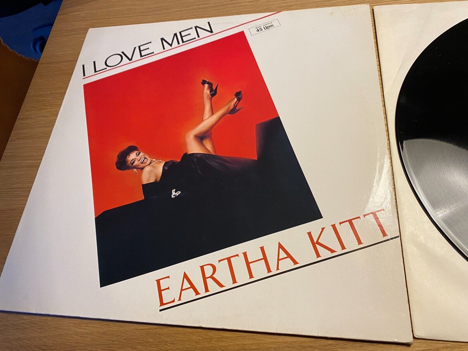 EARTHA KITT "I LOVE MEN" 1984 12" MAXI SINGLE 2 TRACKS METRONOME 12" REMIX  DUB