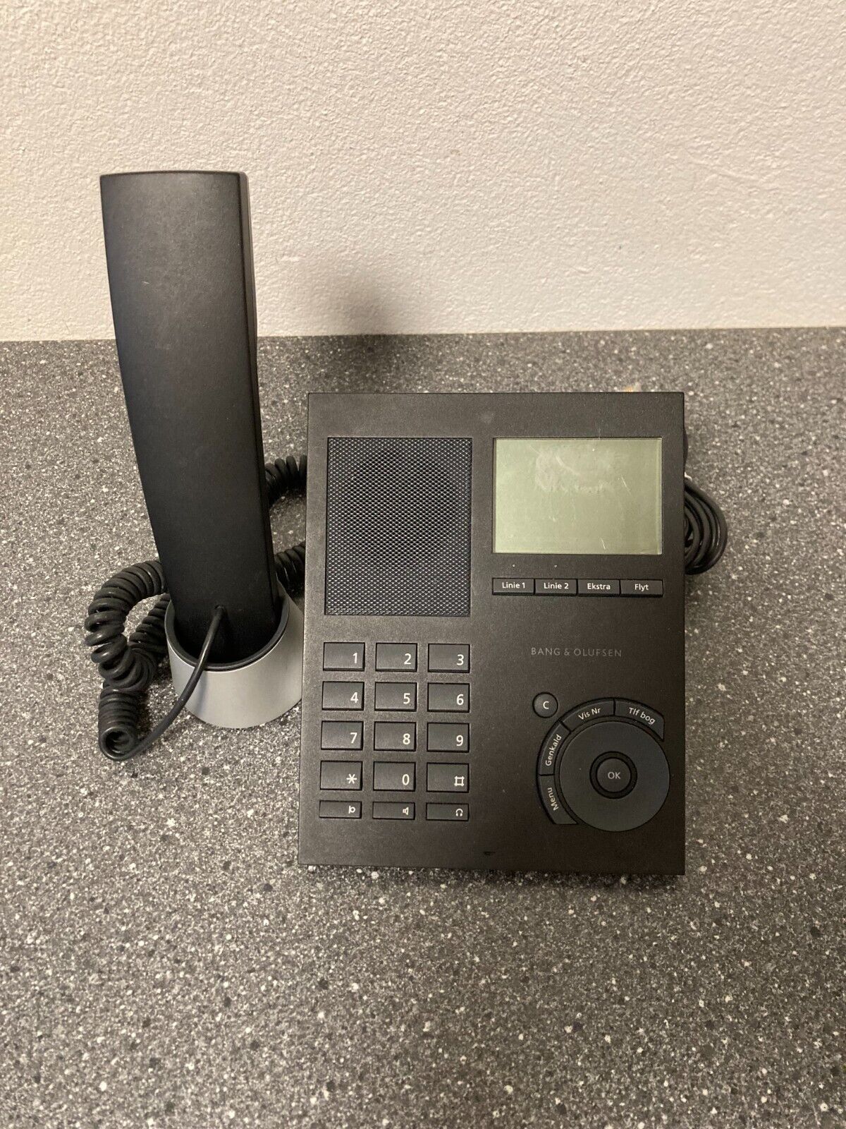 Beocom 3 ISDN BO Bang and Olufsen Black 2000s Desk Landline Phone Original