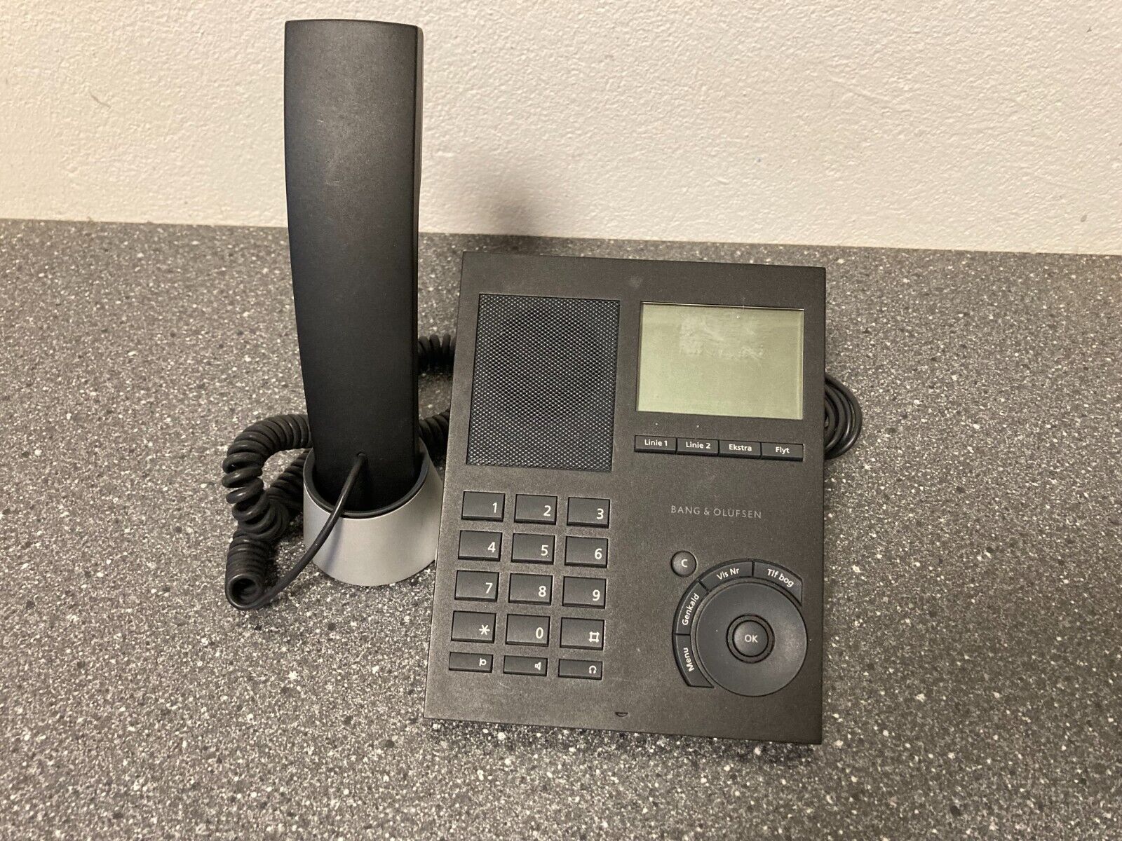 Beocom 3 ISDN BO Bang and Olufsen Black 2000s Desk Landline Phone Original