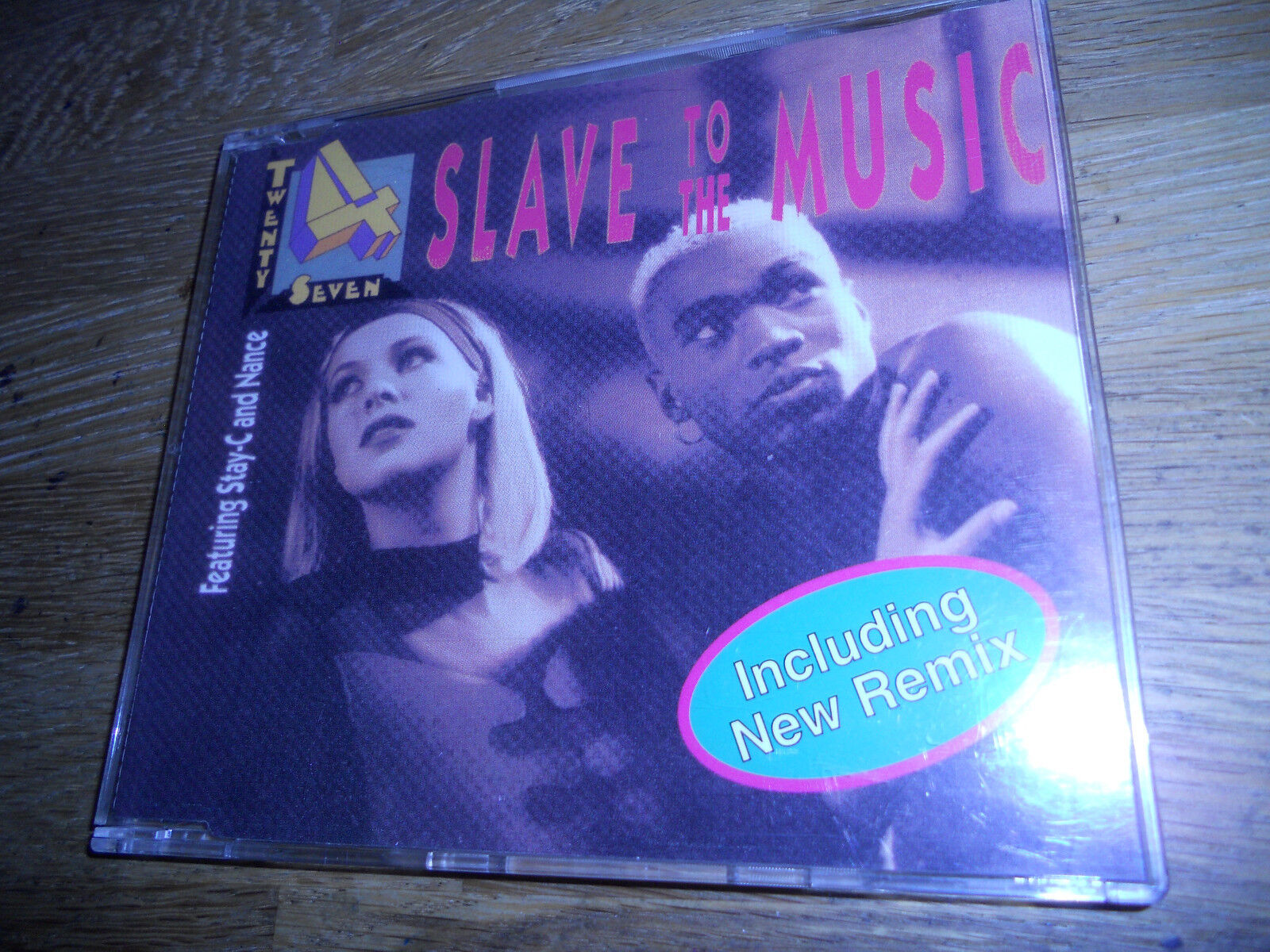 TWENTY 4 SEVEN "SLAVE TO THE MUSIC" 5 REMIXED TRACKS CD SINGLE ZYX RECORDS 1993*