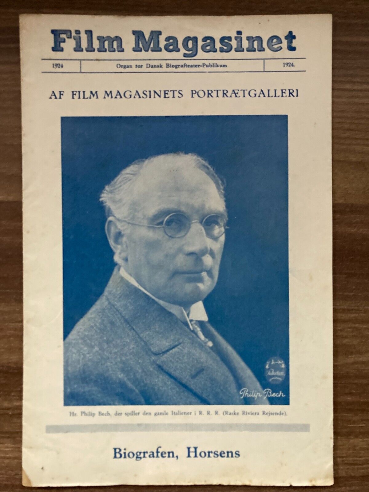 Philip Bech Raske Riviera Rejsende Magazine Fy og Bi 1924 Film Magasinet