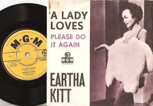 EARTHA KITT A LADY LOVES DANISH 45+PS 1956/1962 MOD JAZZ SOUL