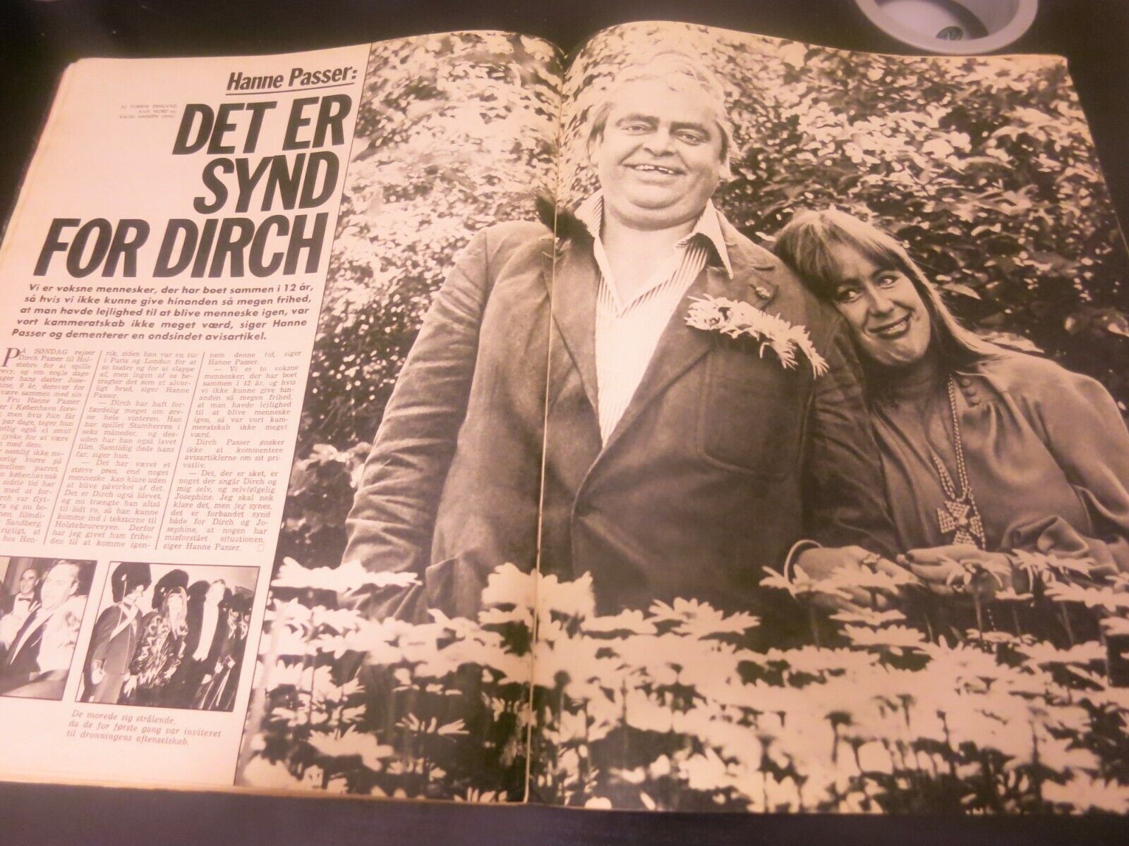 Danish Magazine 1975 LONE HERTZ Queen Benedikte DIRCH PASSER N39