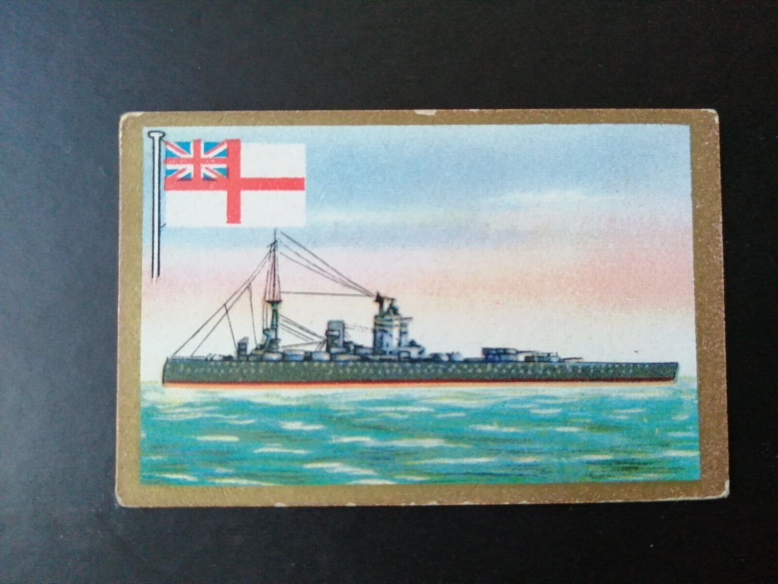 German SABA tobacco ship trading card 1931-33No 142 " Nelson" England