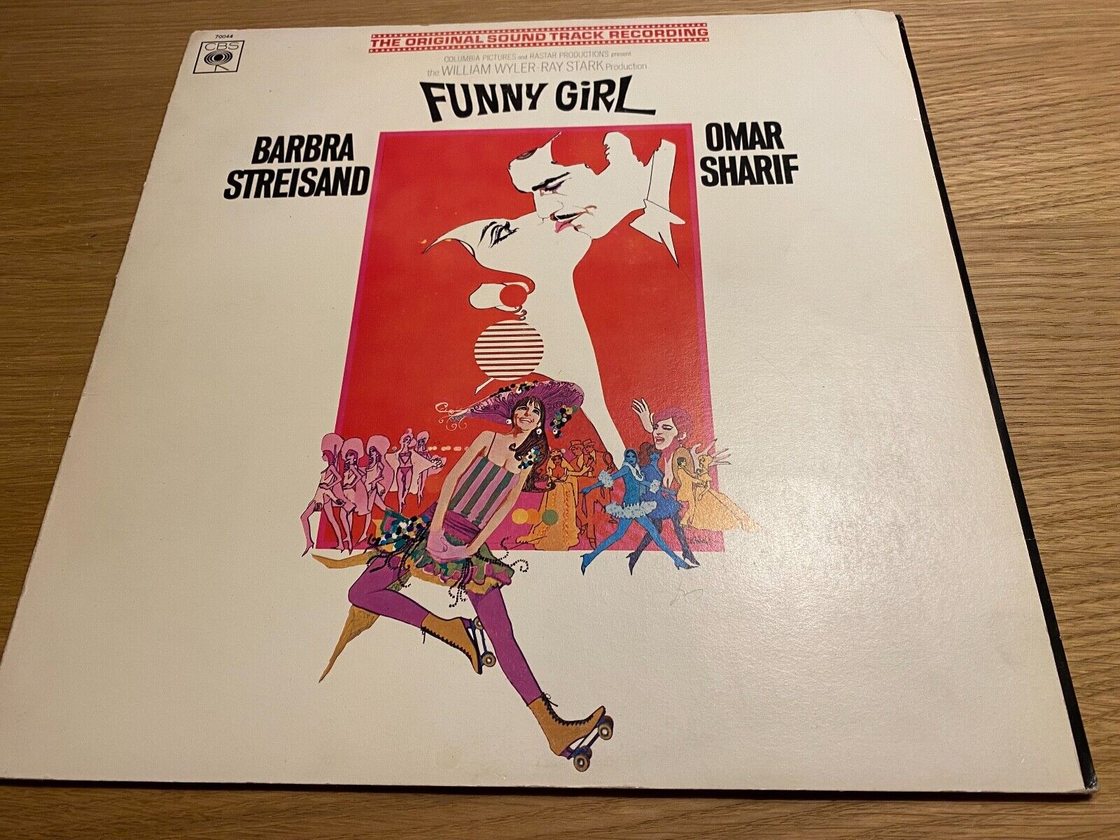 BARBRA STREISAND  OMAR SHARIF "FUNNY GIRL" 1968 12 TRACK UK PRESS CBS 12 SONGS