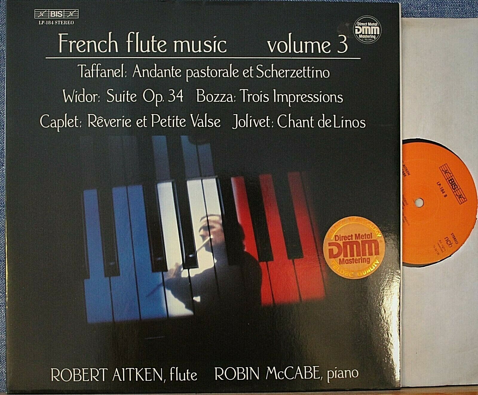 Aitken+McCabe French Flute Music vol 3 BIS LP-184 NM