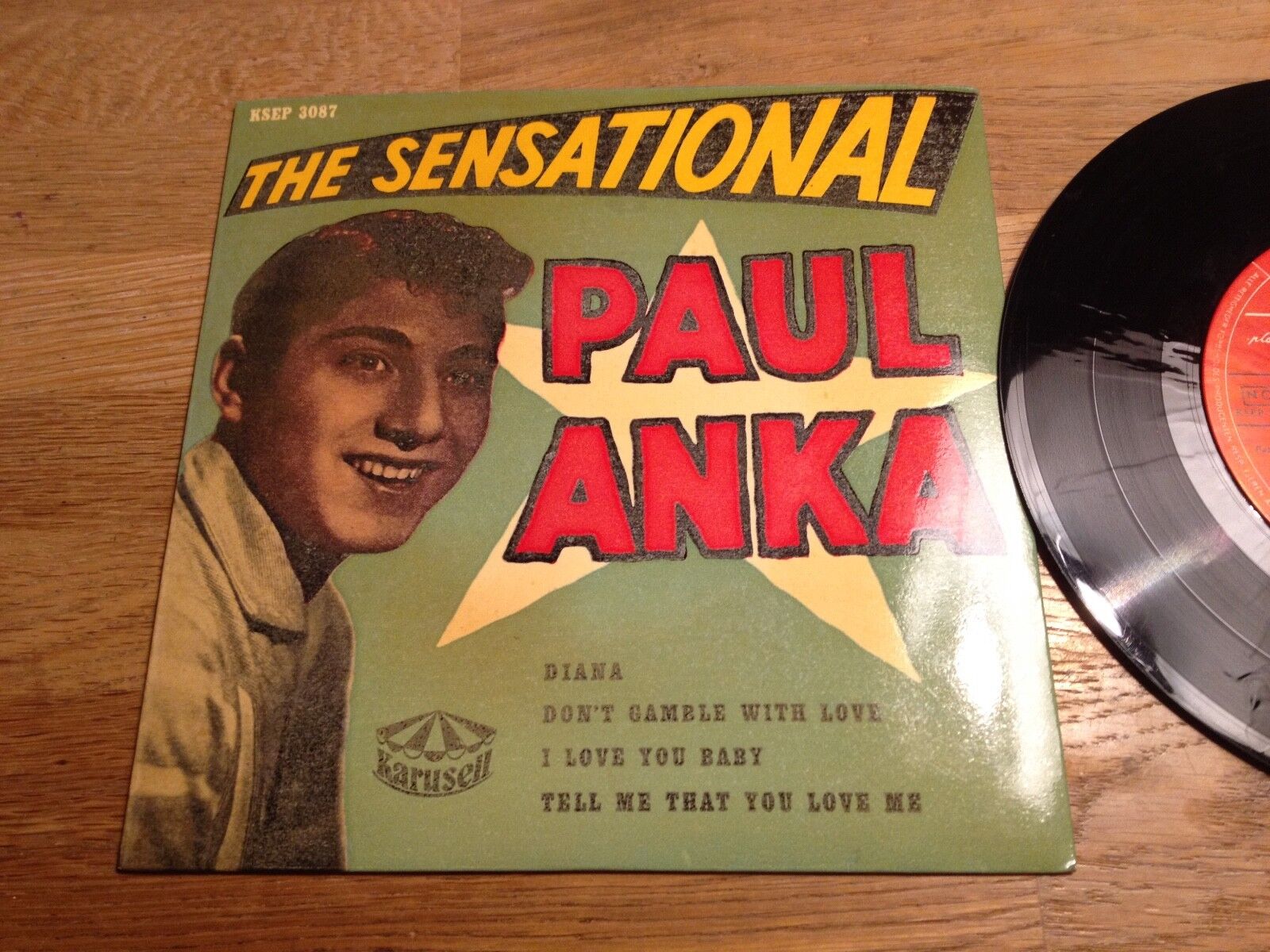 PAUL ANKA "DIANA/DON´T GAMBLE WITH LOVE/I LOVE YOU BABY/TELL ME THAT YOU LOVE ME